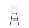 Barová židle H99, bílá/černá