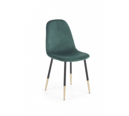 Jídelní židle K379, tmavě zelený Velvet