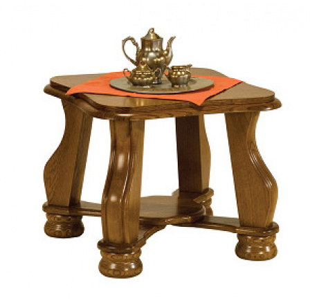 SIMONE-(L. MALA) konferenční stolek  60X60 dřevo masiv D17 -kolekce "B" (K250-Z)