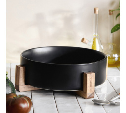 FINCAN keramická salátová mísa černá 32 cm 990698