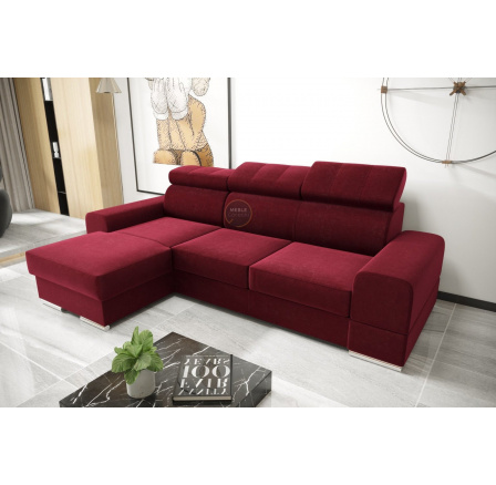 Rohová sedací souprava ROYAL MINI 260×160červená , levá Rohová sedací souprava ROYAL MINI 260×160červená , levá