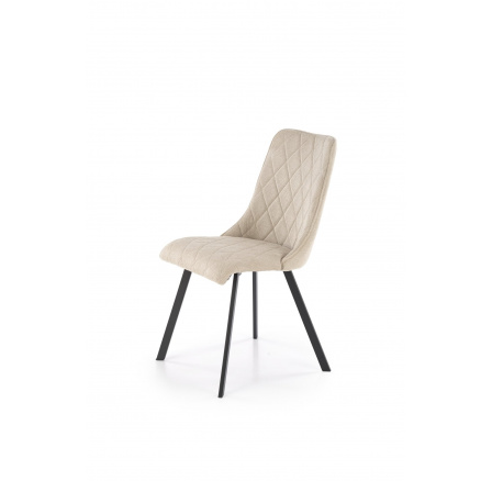 Jídelní židle K561, Béžová/Černá