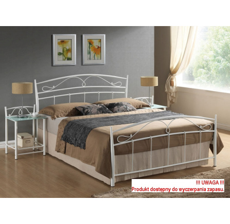 Postel SIENA, 120x200 cm, bílá Postel SIENA, 120x200 cm, bílá