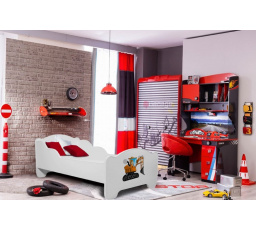 Postel s matrací AMADIS DIGGER 160x80 Bílá