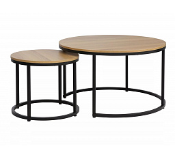 Konferenční stůl DION, Dub/Černá