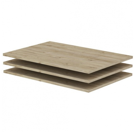 Přídavné police pro skříně BERNO 150 Jackson Hickory 