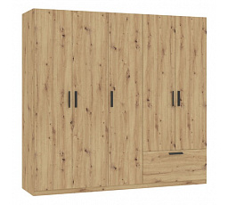 LITA SZAFA 5D1S DĄB ARTISAN