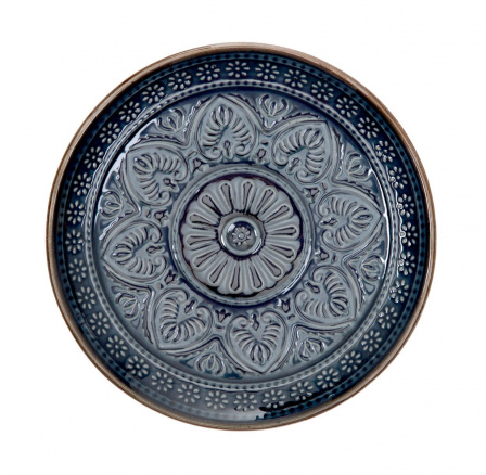 Talíř INDIE malý tmavě modrý 15 cm 886466