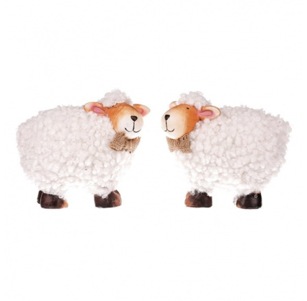 Ovečka - keramická figurka, mix 2 druhů, cena za 1 ks Ovečka - keramická figurka, mix 2 druhů, cena za 1 ks