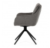 Jídelní židle, šedá, látka, DCH-P3174 GREY2