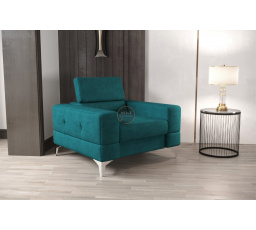 Křeslo TOSCANIA 100 cm - tyrkysová