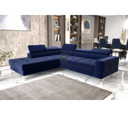 Rohová sedací souprava TOSCANIA II průměr 30x250 - volitelný odstín , levá