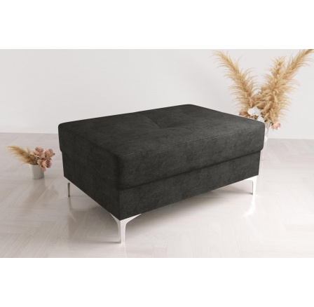 Taburet s kontejnerem 100x55 cm - černá Taburet s kontejnerem 100x55 cm - černá