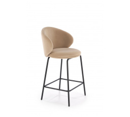 Barová židle H121, Béžová/Černá