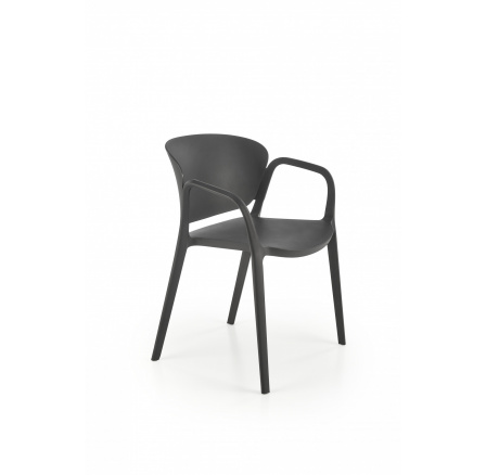 Jídelní židle K491, Černá 