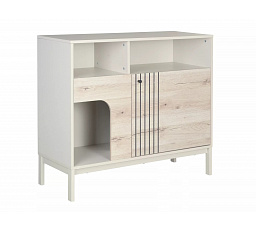 Komoda FROST K3, Dub Alpský/Off White