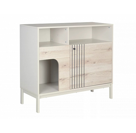 Komoda FROST K3, Dub Alpský/Off White