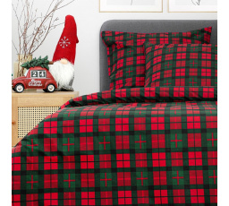 Povlečení TARTAN kostkované bavlněné 160x200 cm XM22 942024