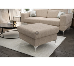 Taburet čalouněný  MALIBU 70 x 70 cm - béžová