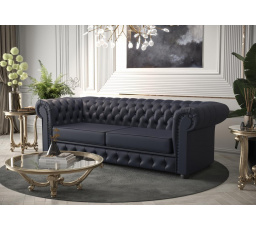 Sofa MANCHESTER II 188 cm přírodní kůže - Pohovka bez funkce spaní, Kůže F-58