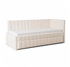 Postel 90x200 VILLEMO Krémová Boucle