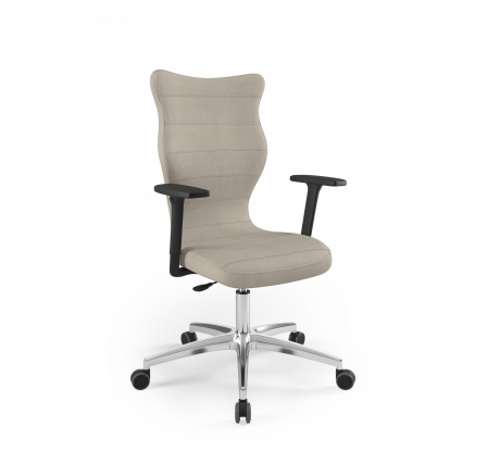 Křeslo kancelářské otočné  PERTO , Leštěný hliník Solar 26 velikost 7