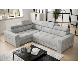 Rohová sedací souprava s funkcí spaní MARGO II 270X197 - volitelný odstín , levá