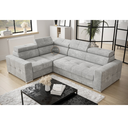 Rohová sedací souprava s funkcí spaní MARGO II 270X197 - volitelný odstín , levá Rohová sedací souprava s funkcí spaní MARGO II 270X197 - volitelný odstín , levá