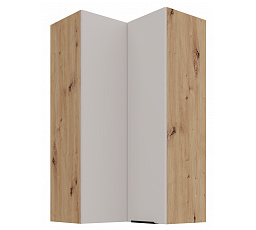 Horní rohová skříňka SOLEA - 60x60 GN-108 2F (90°), Dub Artisan/Kašmír