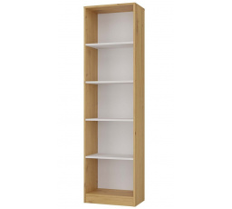 Knihovna Malvína 50 dub artisan/bílá