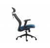 Kancelářské křeslo Q-328H, Černá/Modrá