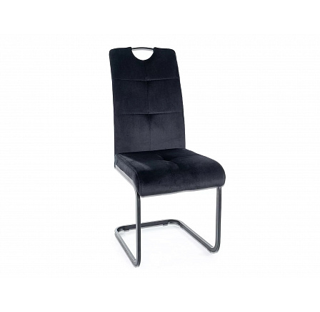 Jídelní židle AXO VELVET, černý Bluvel 19/černý mat