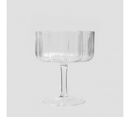 LINEETTA vroubkovaná sklenice na martini 0.3 l 730078