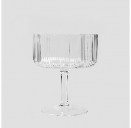 LINEETTA vroubkovaná sklenice na martini 0.3 l 730078