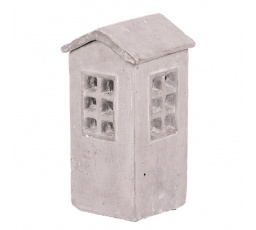 Domeček betonový - na čajovou svíčku, zahradní svícen