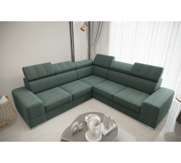 Rohová sedací souprava ROYAL MAX 286×286 - mátová , levá