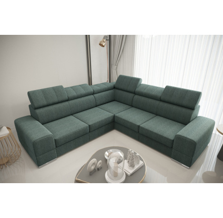 Rohová sedací souprava ROYAL MAX 286×286 - mátová , levá Rohová sedací souprava ROYAL MAX 286×286 - mátová , levá