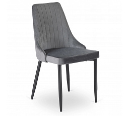Židle BARI Šedá Sametová