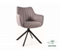 Jídelní otočná židle AZALIA, Brego Šedá 07/Černá
