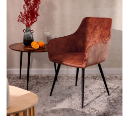Židle SATORI cihlově červená 58x62x79cm 897639