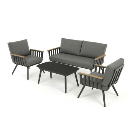 Zahradní sestava, hliník, šedá, AZS-S1921 GREY