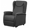 Polohovací křeslo, elektrické kabelové ovládání, šedá, látka, TV-1192 GREY2
