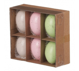 Vajíčko pravé - mix barev, cena za balení (6 ks)