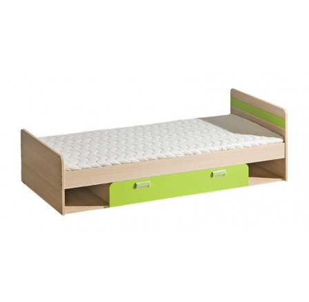 Postel LORENTO L13, 195x80 cm, Jasan Coimbra/Limetka