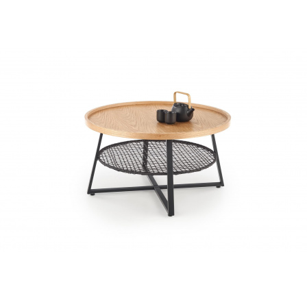 Konferenční stůl FLORENCE, dub/černá Konferenční stůl FLORENCE, dub/černá