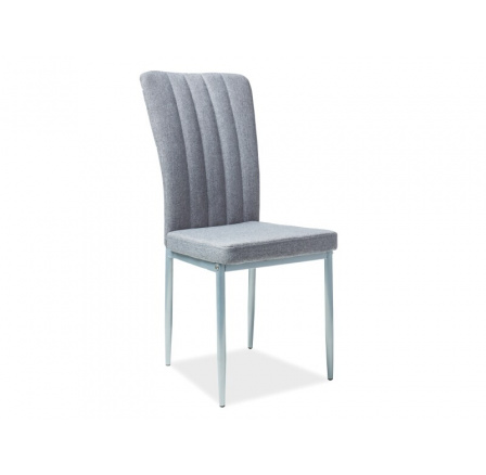 Jídelní židle H733, šedý potah 06/Alu