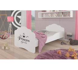 Postel s matrací CASIMO PRINCESS BLACK 160x80 Bílá