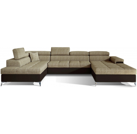 Rohová sedací souprava ve tvaru U EDUARDO, Berlin 03/soft 66 levá Rohová sedací souprava ve tvaru U EDUARDO, Berlin 03/soft 66 levá