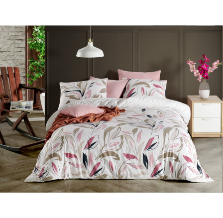 Povlečení francouzské bavlna 220x220,70x90 Carmen pink Povlečení francouzské bavlna 220x220,70x90 Carmen pink