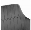 Židle ETIENNE velur šedá 56x61x86 cm ALL 847320